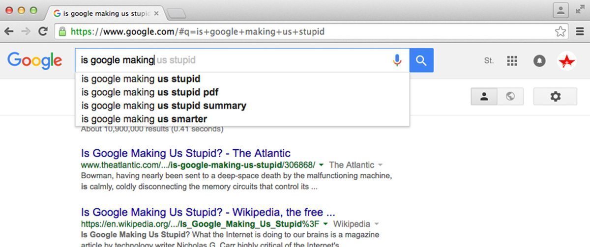 is google making us stupid by nicholas carr summary