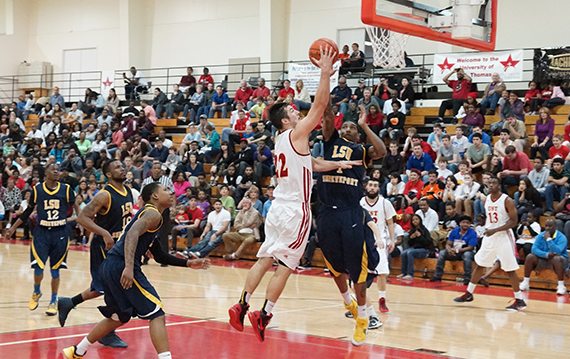 Student athletes, UST Celts, compete in a University of St. Thomas – Houston basketball game