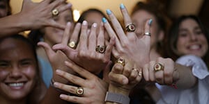 2017 UST Womens Soccer Team Receives Championship Rings